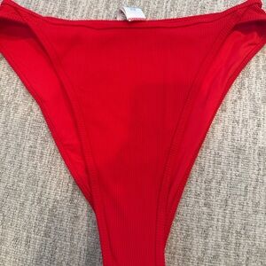 L*Space Red Swim Bottom